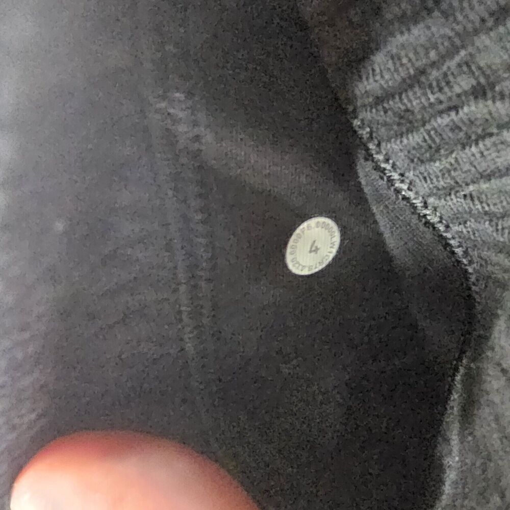 Lululemon Athletica Size 4 Black Call for Cozy Dress Orig. MSRP $168 Ribbed - Picture 6 of 9